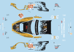Decal Porsche 911 991 GT3 R  Manthey  EMA Lemans  2024 #91 FFSFD1019v01